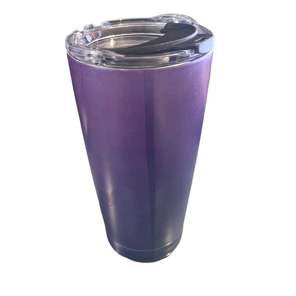 Good Vibes Double Wall Insulated Cup with Tervis Flip Lid Purple - Picture 3 of 6